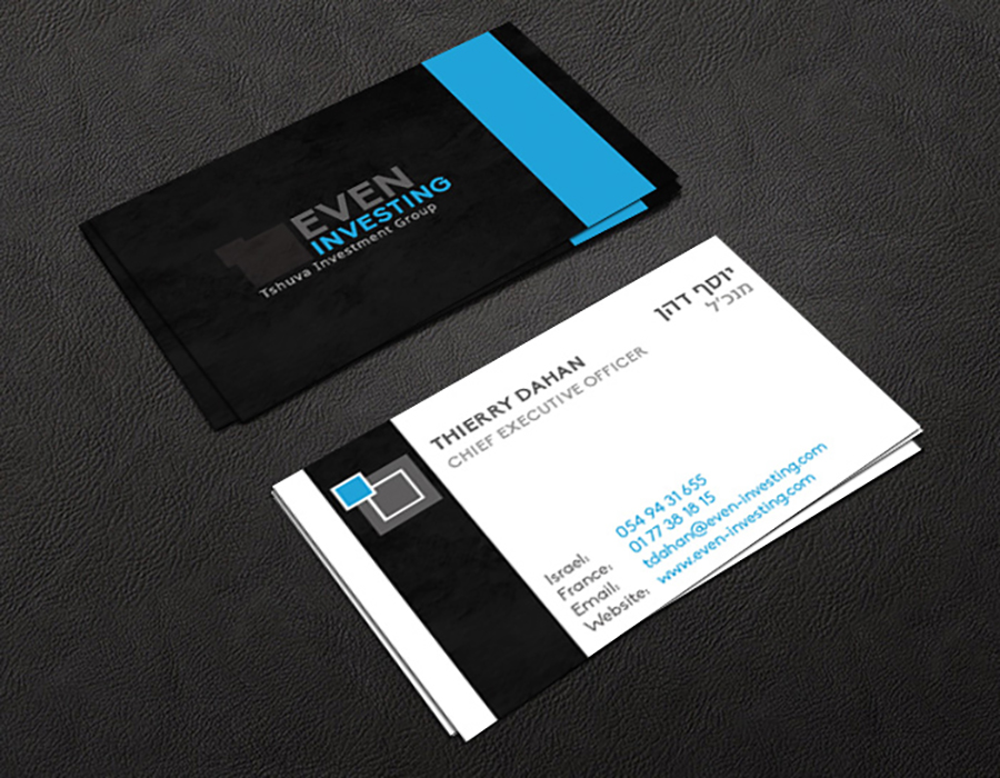 CREATION OF PROFESSIONAL BUSINESS CARDS
